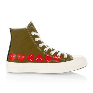 Comme de garçon high top sneakers
